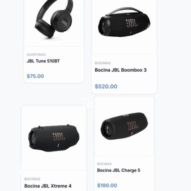 Bocinas JBL, Clip 4, Flip 7, Charge 5, Charge 6, Xtreme 4, Boombox 3 - Img 122153037