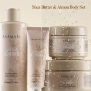 SET REGALO DE ALMENDRA CON CREMA, EXFOLIANTE, GEL DE BAÑO Y CREMA PARA LAS MANOS DE LA MARCA FARMASI - Img 54392268