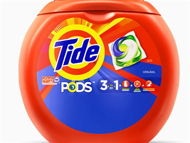 Cápsulas de detergente para lavar Tide, Kirkland y perlas de olor Downy. Mensajería gratis - Img main-image