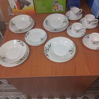 SET DE VAJILLAS DE CERÁMICA 20 PIEZAS, 4 DISEÑOS DIFERENTES DISPONIBLES, ENTREGA DE FACTURA - Img 122025376