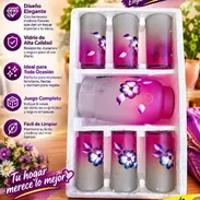 Juego de vasos de cristal - Img 58232079