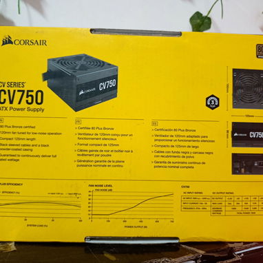 ⚡ Fuente Corsair CV750 750W 80 PLUS Bronze – Gaming ATX 🎮 - 2/2