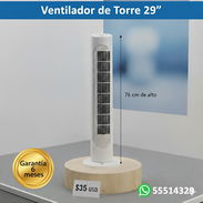 Ventilador de Torre 29" nuevo en caja, con 6 meses de garantía. Propiedad, Factura y Slip de compra - Img 52055722