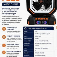 Ventilador recargable F22s - Img 58069571