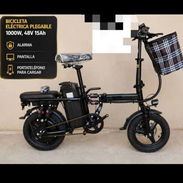 BICICLETA ELÉCTRICA PLEGABLE BICIMOTOSCOOTER ELÉCTRICO - Img 56129175