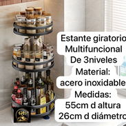 Estante giratorio multifuncional de 3 niveles (L&G) - Img 53850815