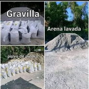 Arena lavada polvo piedra gravilla - Img 55607298