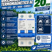 ⚡ Breaker AC 2P (TOMZN) 100A - 20 USD - Img 57584683