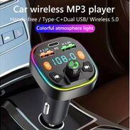 ✳️ Transmisor FM / Reproductora MP3 con Bluetooth y USB de Carga Rápida para Autos NUEVO a Estrenar ⭕️ La Mejor Calidad - Img 44919312
