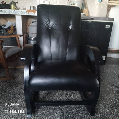 Sillones de madera capitoneados - 5/9