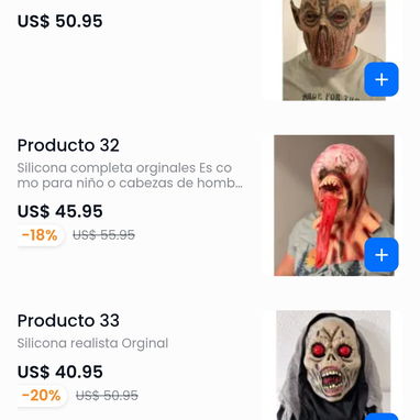 MÁSCARAS HALLOWEEN 2026 - 9/10