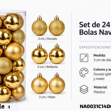 Bolas navideñas - 2/3
