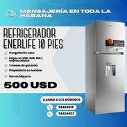 🌬️ REFRIGERADOR ENERLIFE 🔴 10 PIES ♦️ CONGELACIÓN SECA 💲500 USD - Img 54319797