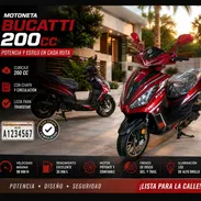 🔥 BUCATTI RAPTOR 200cc 0km - Automática - CON CHAPA Y CIRCULACIÓN - Envío incluido - Img 56751931