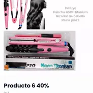 💇‍♀️Set de plancha, rizador y peine pinza para el cabello - Img 55394064