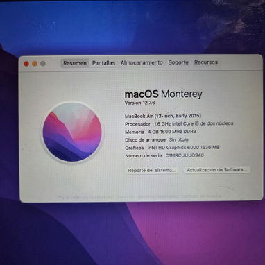 MacBook Air (13 pulgadas, principios de 2015) - Img 125884401