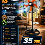 🍃 VENTILADOR 🍃 MILEXUS DE PEDESTAL - CICLON. MENSAJERIA CON FACTURA Y GARANTIA. 📲 54833699 - Img 55958350