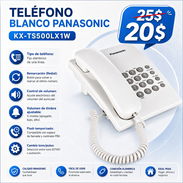 🔵📞TELÉFONO PANASONIC KX-TS500LX1W - Img 56041537
