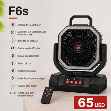 Ventilador recargable - Img 126618107