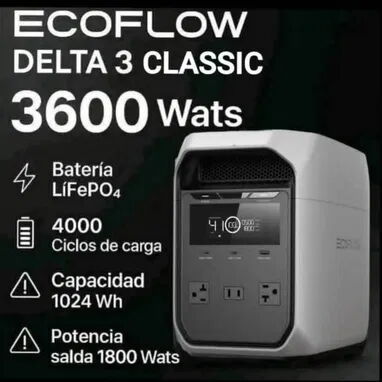 Ecoflow Delta 3 Classic New Caja con su Garantía y Transporte incluido - Img 122437289