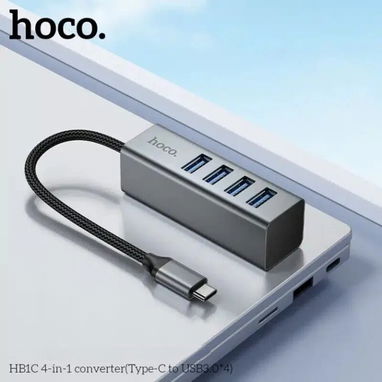 📢 - 15usd - En venta adaptador Hoco HB1C — 4 en 1 USB-C → 4 puertos USB 3.0 - 2/2