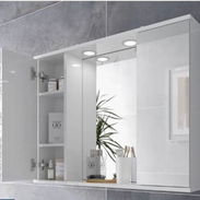📢 Muebles modernos para decorar baños, modelo (Botiquín) con espejo y luces incluida. Importados - Img 56170178
