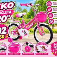 Bicicletas de niña y niño(azul y rosada), medida 20, 16 y 12 - Img 58179981
