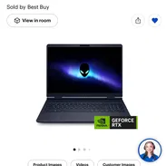 5070 Alienware Gaming Laptop 16x Aurora 16”, intel ultra 9, RAM 32GB, 2TB - Img 56142223