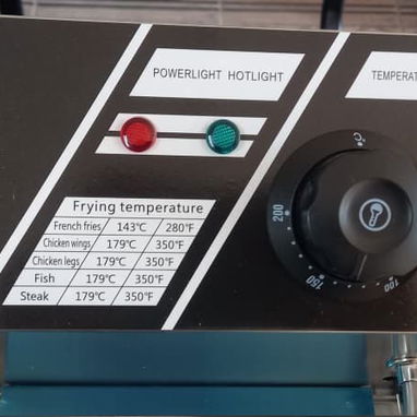 Freidora 10L Indicador Calentamiento Verde 200°C, Freidora 10L Rango Temp 50-200°C para Todo VPT#-0503 - Img 122755756