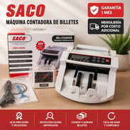 ๐ฐ Maquina contadora de billetes SACO - Img 56969615
