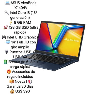 Venta de Laptos, PC, MacBook y mucho más. No dude en escribir para que vea todas nuestras ofertas. - Img 120697995