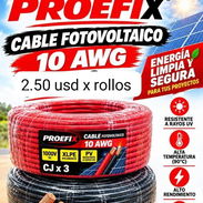 Cable 10 fotovoltaico y conectores mc4 escribir al WhatsApp 56084816 no me llamen - Img 56456414