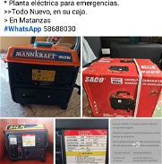 * Planta eléctrica para emergencias.  >>Todo Nuevo, en su caja. > En Matanzas  #WhatsApp 58688030 - Img 45753911