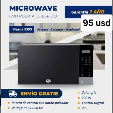 MICROWAVE CON PUERTA DE ESPEJO. ENVÍO GRATIS ✅️ - 2/2