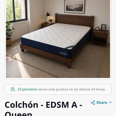 Venta de colchones d alta calidad y extremo confort. Interesados escribir al 56734610 - Img 122973587