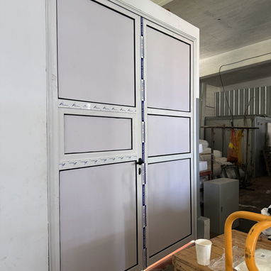 Marquetería de aluminio y cristal en el aire - 2/10