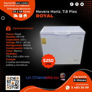 🎁 LA QUE TE GUSTA 🎁 NEVERA HORIZONTAL ROYAL 7.8 PIES. SERVICIO MENSAJERÍA, FACTURA Y GARANTÍA. TLF 54833699 - Img 53364541