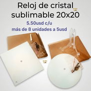 Reloj de cristal sublimable - Img 55455189