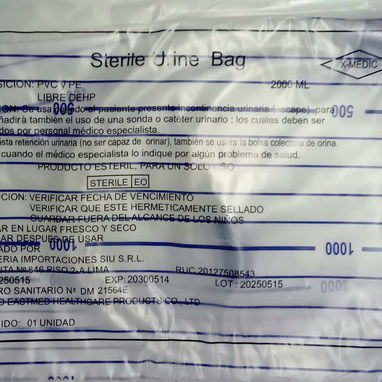 Bolsa Colectora de orine 2000ml - Img 121437731