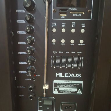 BOCINA SPEAKER RECARGABLE MILEXUS 12 PULGADAS - Img 123062282