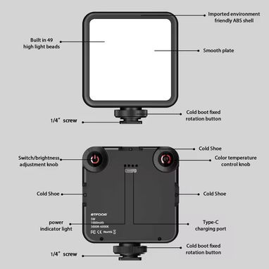 Luz led recargable grabacion - Img 106204864