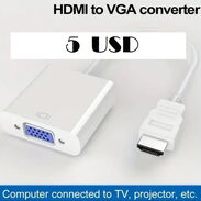 Adaptador HDMI-VGA nuevos ---- 54268875 -- Tengo mensajeria Se puede pagar en CUP al cambio actual. - Img 45597523
