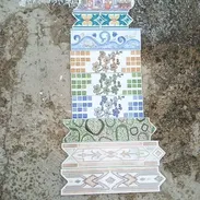 Cenefa para cocinas y baños a 2000 el metro lineal y Cintillos plástico original a 950 la tira y cintillos metálico dora - Img 57902795