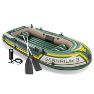 SEAHAWK з  - Marca INTEX  - Medidas 2.95cm x 43cm x 1.37cm - Para 3 personas  - Remos - Img 58139707