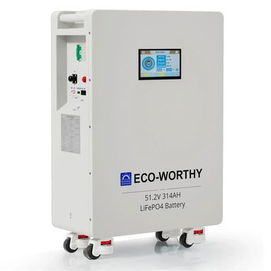 🔋 Batería ECO-WORTHY LifePO4 48V 314Ah ⚡ 16KW, Bluetooth ✅ SELLADA - 2/3
