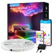 Tira de luces LED inteligente de 16.4 pies con control por app - Img 56979252