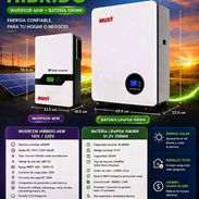Kit inversor Must 6kw y batería Must 10k ( domicilio incluído) - Img 55602533