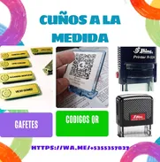Cuños, Gafetes, Codigos Qr, Cambio de Goma, y Tinta para cuños - Img 47747383