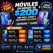 SAMSUNG Y XIAOMI - NUEVOS - Incluyen Mica, Cover y Audífonos - Img 55902127