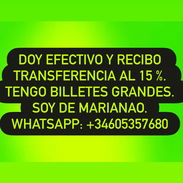 Doy efectivo y recibo Transferencia al 15% - Img 57673315